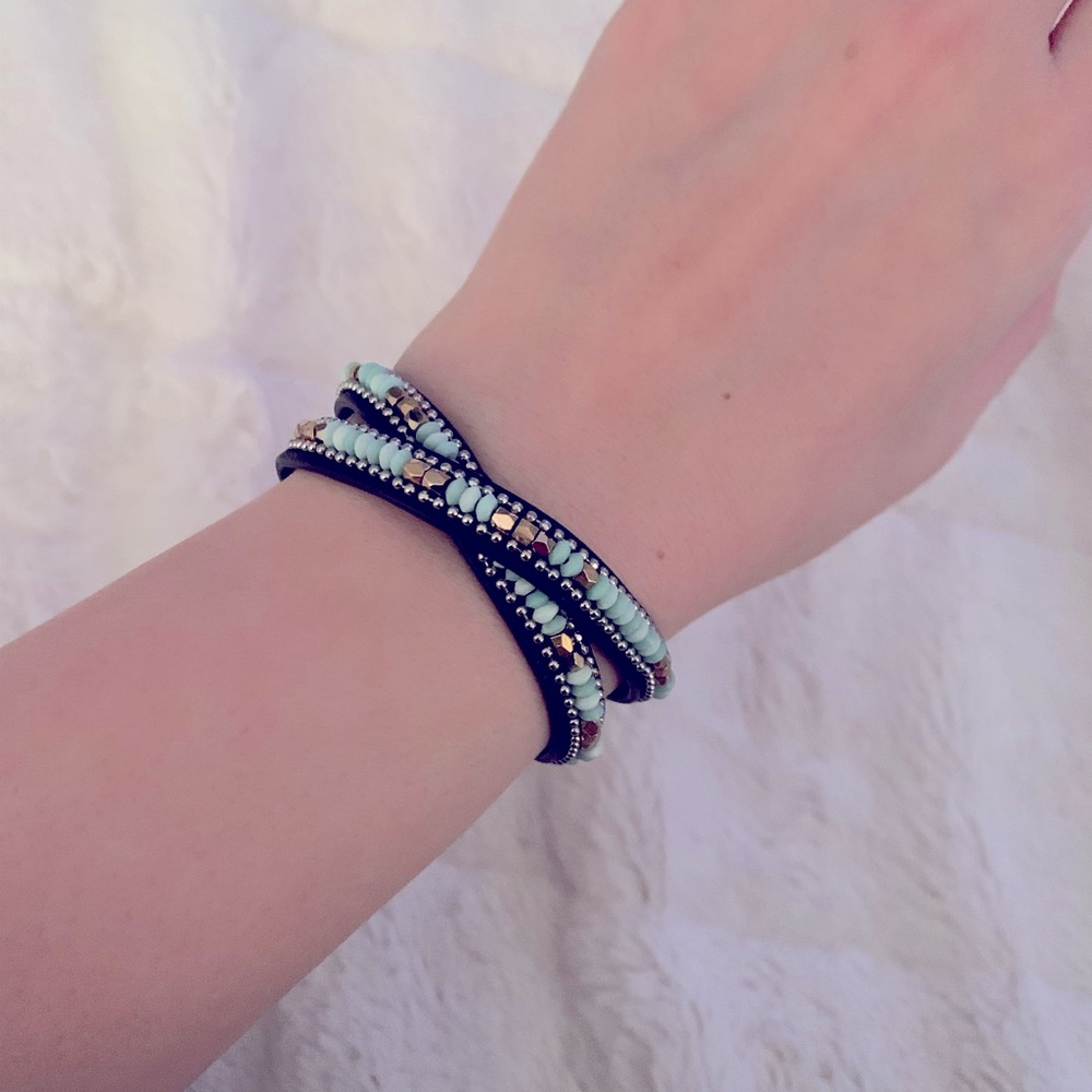 Stella & Dot Sierra Double Wrap Bracelet